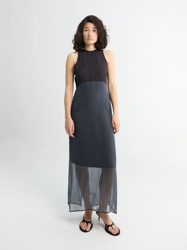 Lemaire - Column Dress in Granite