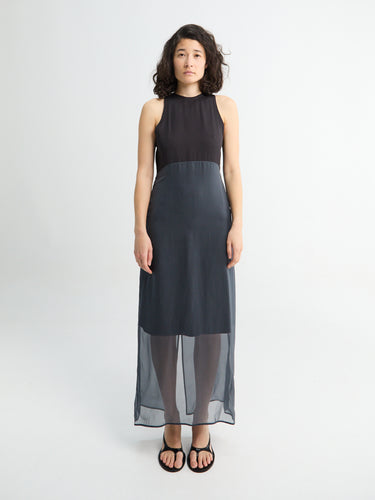 Lemaire - Column Dress in Granite