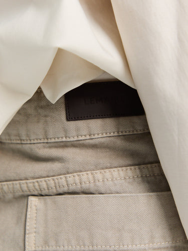 Lemaire - High Waisted Curved Pants in Moonstone