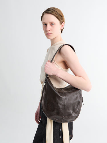 Hobo Quiver Clip Bag in Dark Chocolate