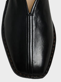 Lemaire - Flat Piped Slippers in Black