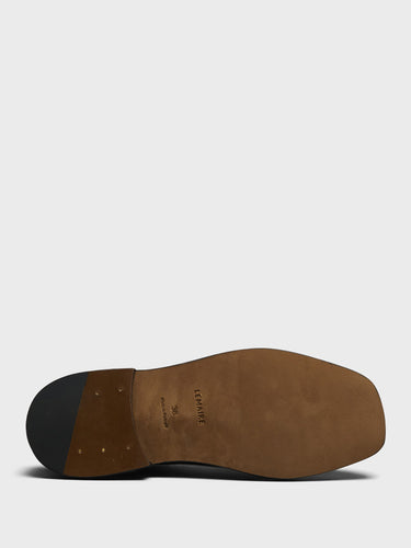 Lemaire - Flat Piped Slippers in Black