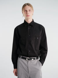 Lemaire - Two Pockets Shirt in Black