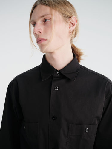 Lemaire - Two Pockets Shirt in Black
