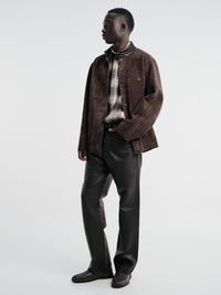Lemaire - Welder Suede Jacket in Ganache