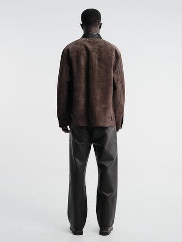 Lemaire - Welder Suede Jacket in Ganache