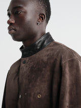 Lemaire - Welder Suede Jacket in Ganache