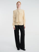 Lemaire - Two Layers Blouse in Custard