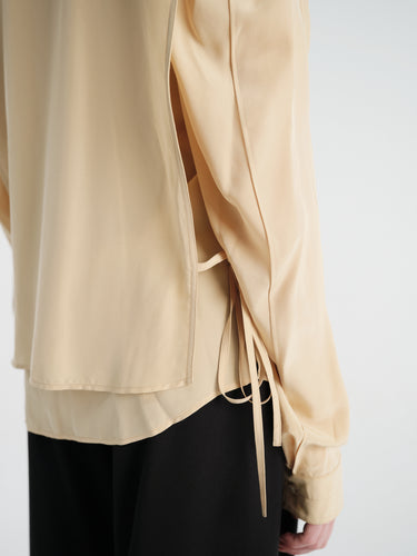 Lemaire - Two Layers Blouse in Custard