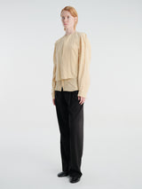 Lemaire - Two Layers Blouse in Custard