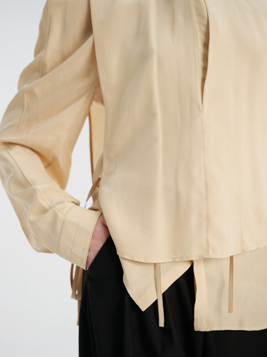 Lemaire - Two Layers Blouse in Custard