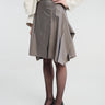 Lemaire - Pleated Skirt in Tonic Grey