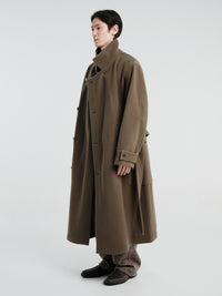 Lemaire - Wrap Coat in Thyme