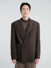Lemaire - Double Breasted Jacket in Moss