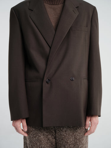 Lemaire - Double Breasted Jacket in Moss