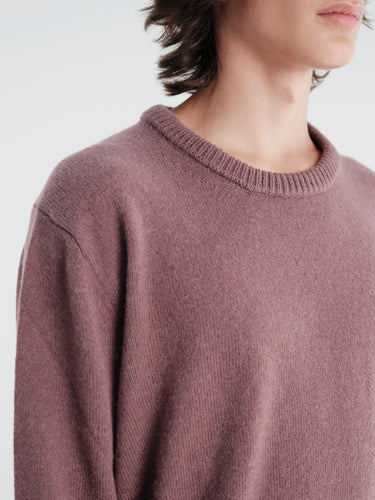 Lemaire - Crew Neck Sweater in Mauve