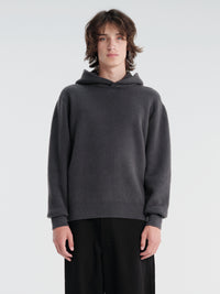 Lemaire - Hooded Sweater in Stone