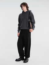 Lemaire - Hooded Sweater in Stone