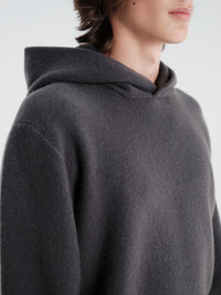 Lemaire - Hooded Sweater in Stone
