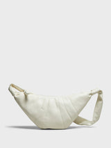 Lemaire - Medium Croissant Bag in White