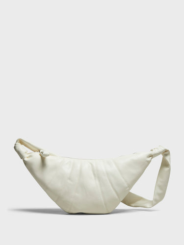 Lemaire - Medium Croissant Bag in White