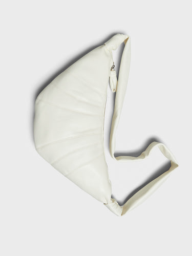 Lemaire - Medium Croissant Bag in White