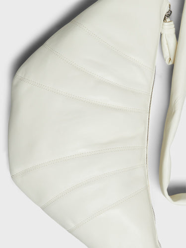 Lemaire - Medium Croissant Bag in White