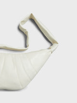 Lemaire - Medium Croissant Bag in White