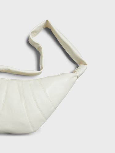 Lemaire - Medium Croissant Bag in White