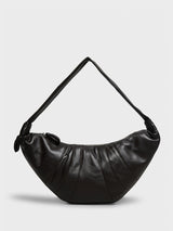Lemaire - Large Croissant Bag in Dark Chocolate