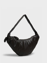 Lemaire - Large Croissant Bag in Dark Chocolate