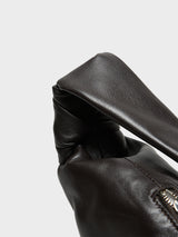 Lemaire - Large Croissant Bag in Dark Chocolate
