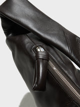 Lemaire - Large Croissant Bag in Dark Chocolate