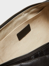 Lemaire - Large Croissant Bag in Dark Chocolate