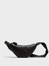 Lemaire - Small Croissant Bag in Dark Chocolate
