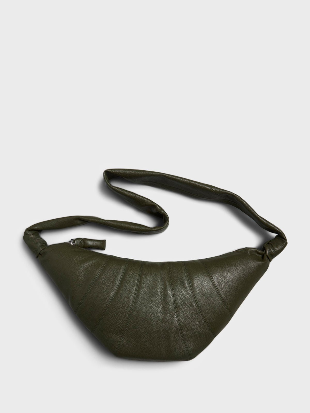 Lemaire - Medium Croissant Bag in Dark Moss