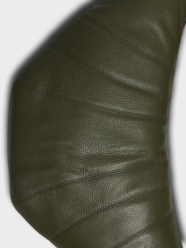 Lemaire - Medium Croissant Bag in Dark Moss