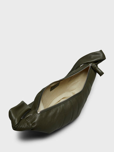Lemaire - Medium Croissant Bag in Dark Moss