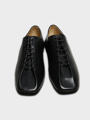 Lemaire - Souris Flat Classic Derbies in Black