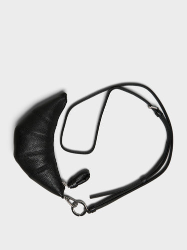 Lemaire - Crossbody Croissant Coin Bag in Black