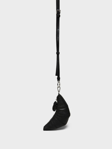 Lemaire - Crossbody Croissant Coin Bag in Black