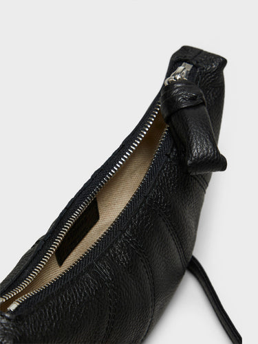 Lemaire - Crossbody Croissant Coin Bag in Black