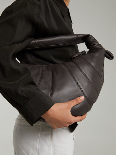 Lemaire - Fortune Croissant Bag in Mink
