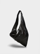 Lemaire - Small Scarf Bag in Black and Dark Chocolate