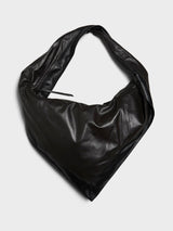 Lemaire - Scarf Bag in Black and Dark Chocolate