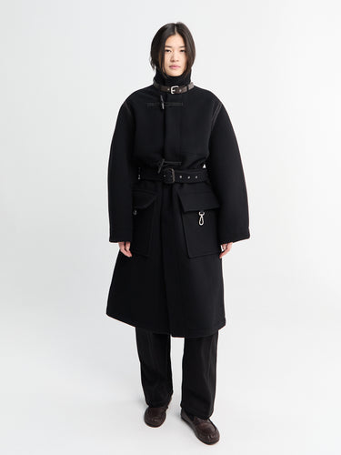 Lemaire - Duffle Coat in Black