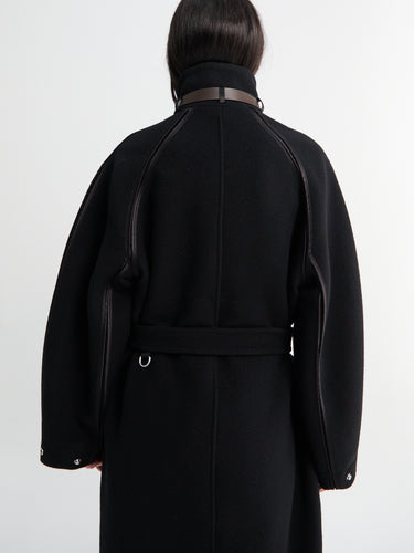 Lemaire - Duffle Coat in Black
