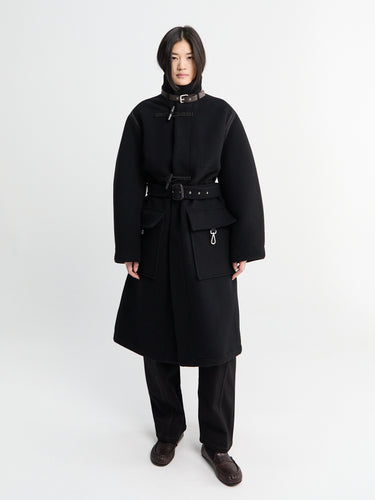 Lemaire - Duffle Coat in Black