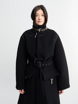 Lemaire - Duffle Coat in Black