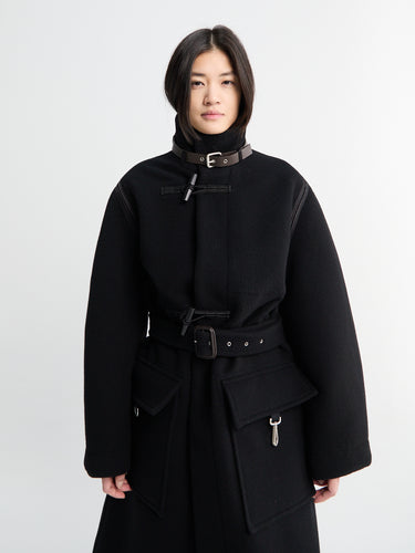 Lemaire - Duffle Coat in Black